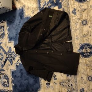 Lauren Ralph Lauren Classic Woman's Black Rain /Trench Coat
